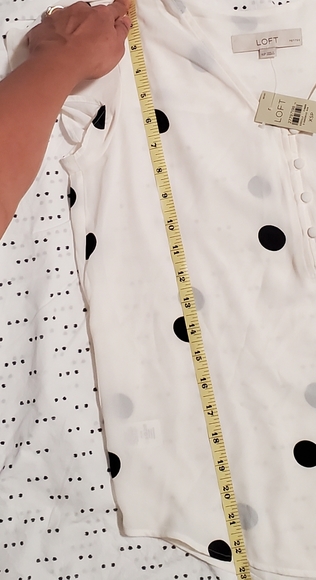 NWT Loft polka dot top - Picture 5 of 5
